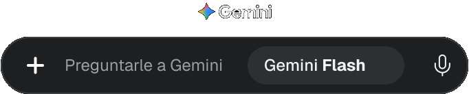Caja de búsqueda de Gemini
